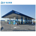 Fácil instalação da estrutura de aço estrutura estrutura posto de gasolina Construção da estrutura do posto de gasolina